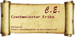 Czechmeiszter Erika névjegykártya